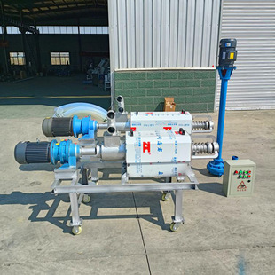 屠宰厂固液分离机 科瑞生产不锈钢筛网 猪粪牛粪螺旋挤压脱水机