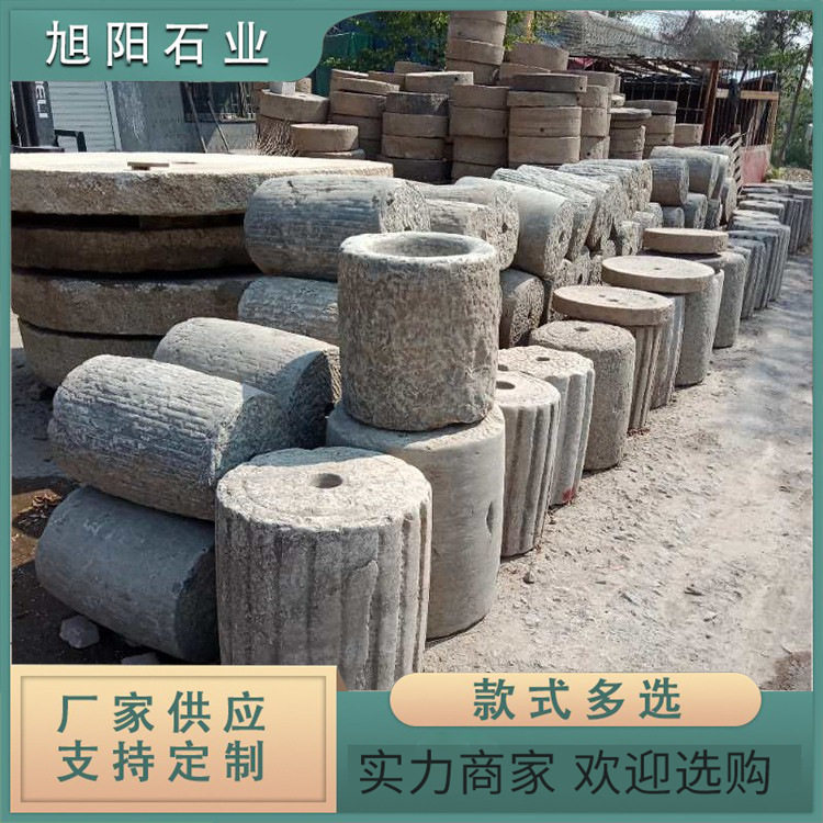 老石槽庭院装饰摆件仿古石雕 老旧石槽民俗老物件石臼石槽