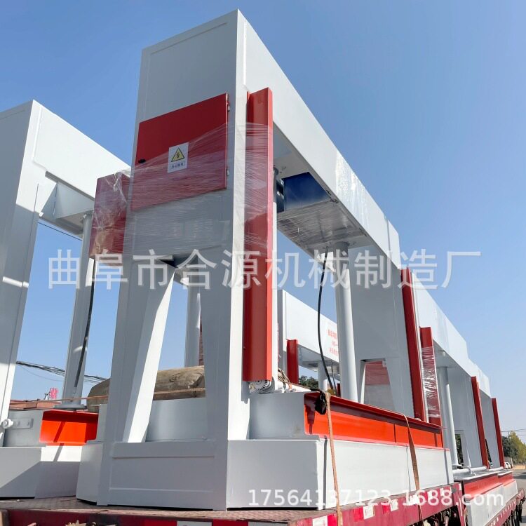 合源木门复合门压机冷藏车一体板整平定型机定制8米液压冷压机