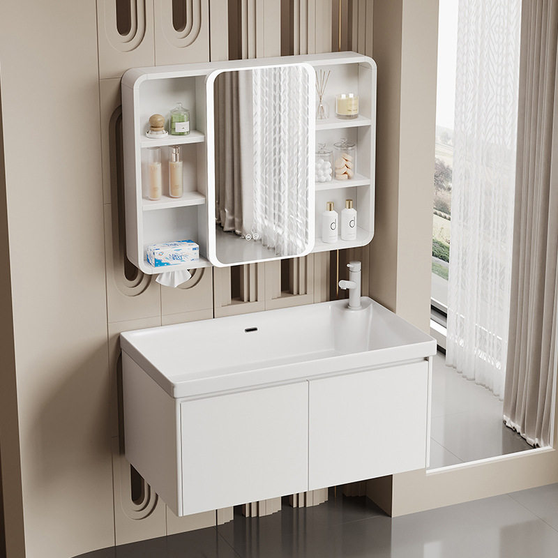 圆角镜柜带美妆架抽纸孔浴室柜组合太空铝洗漱台洗手池陶瓷一体盆,电子元器件市场,电线扎带/束线带,淘宝优惠券,粉丝福利购,淘宝优惠卷