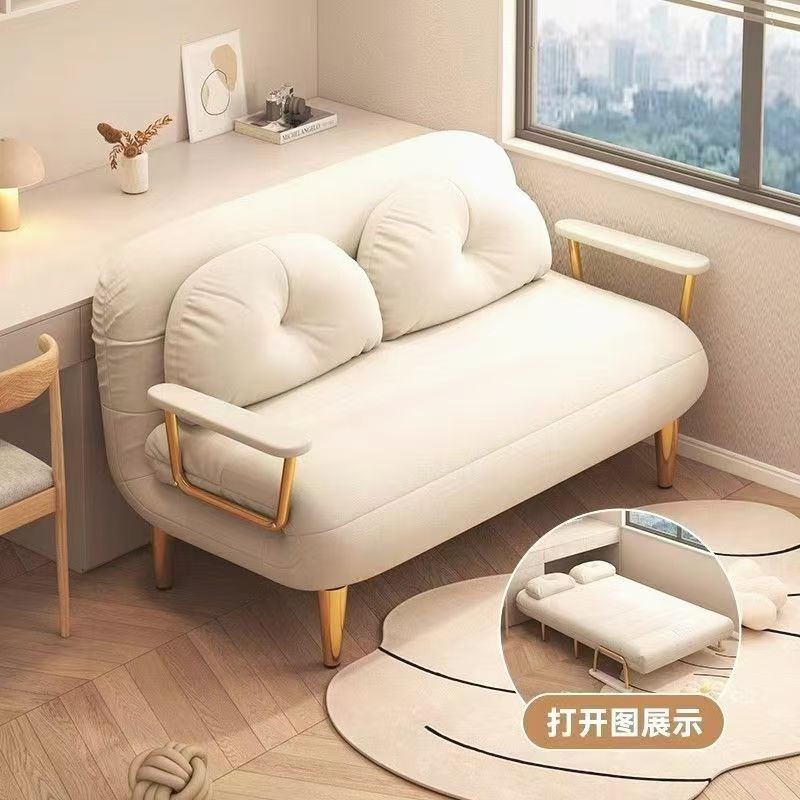 折叠沙发床两用单人午休小户型客厅多功能伸缩云朵沙发可拆洗