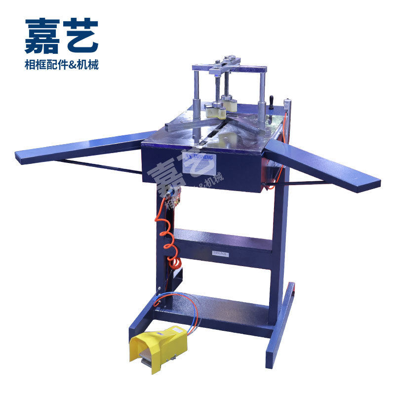 加大P3气动特大框钉角机大画框无缝钉角装裱厂量产设备大相框加工