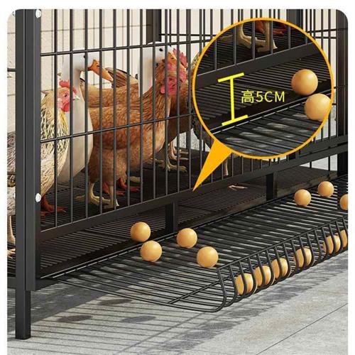适配养鸡笼子加粗铁笼家用鸡笼子养殖笼加固蛋鸡特大号笼子宠物笼