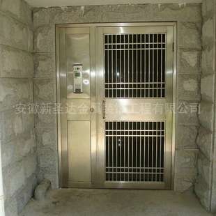 小区钢制防火楼宇门 铝合金防盗楼宇对讲门 不锈钢楼宇小区单元门