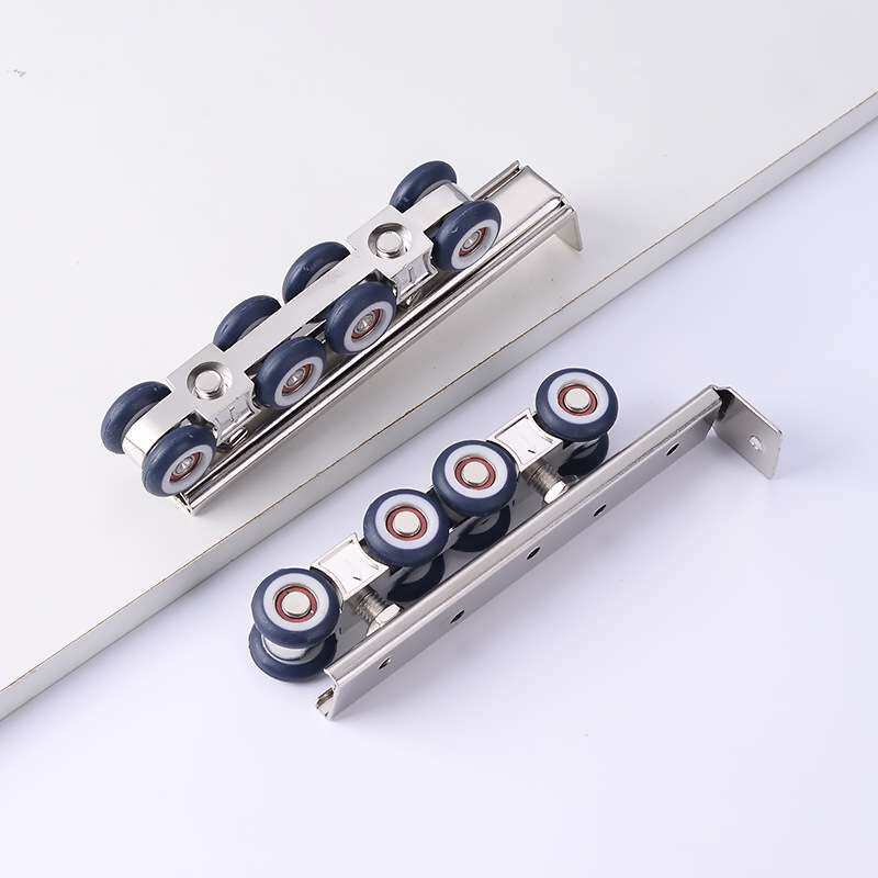 合金静音移门吊轮 厨房卫生间推拉门玻璃门滚轮衣柜尼龙滑轮轨道