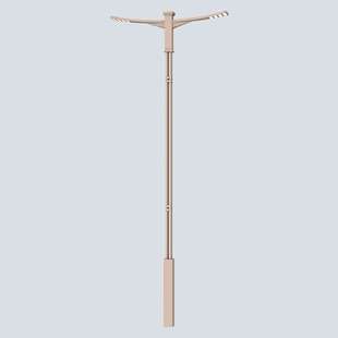 厂家供LED市电路灯应市政路灯 城市道路建设双臂道路照明灯