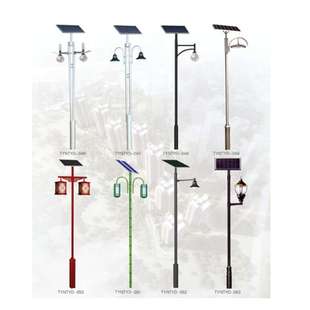 户外太阳能景观灯LED园林公园小区中高杆路灯造型太阳能庭院灯