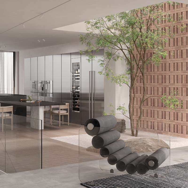 仿真大型绿植装饰假树落地盆栽鸡爪槭枫树室内天井搭配侘寂风植物,家装主材,定制壁画,淘宝优惠券,粉丝福利购,淘宝优惠卷