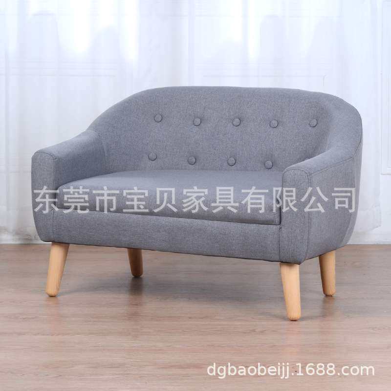 儿童双人家具装饰椅迷你小沙发凳PVC皮艺懒人宝宝阅读学习沙发