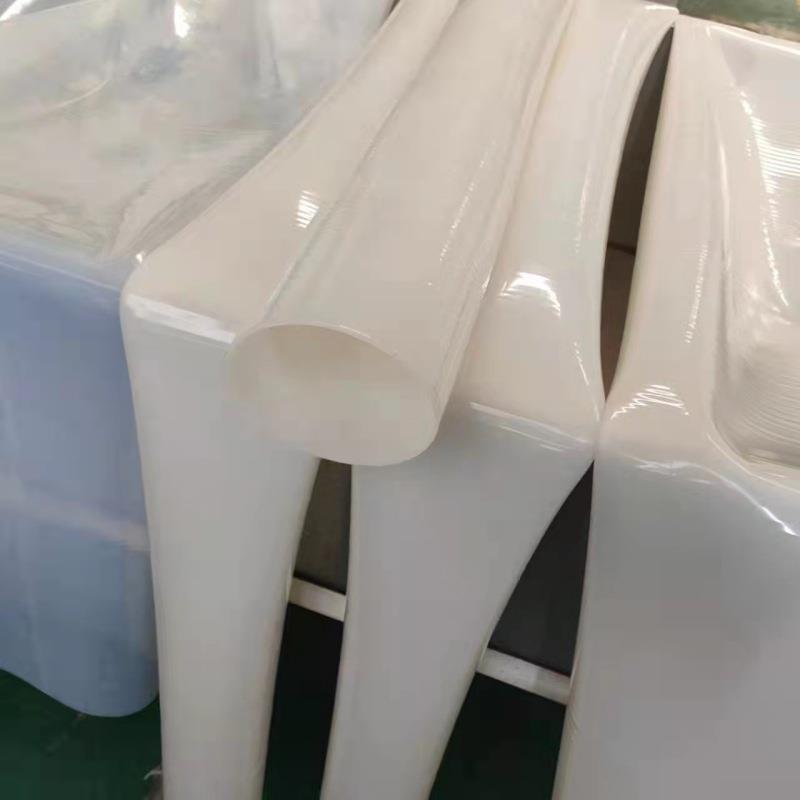 兴晟大口径硅胶管硅胶软连接耐高温白色硅胶管鼓型软连接