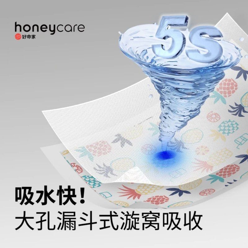 Honeycare好命天生魔法漏斗加厚替换宠物尿垫狗尿片防侧漏祛味6包图片