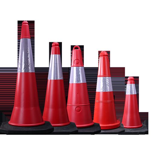 速发10m1米橡胶反光圆锥橡塑底座橡胶雪糕筒道路警示锥路