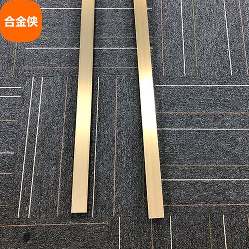 速发电泳香槟金铝方管铝扁管现货室外装饰隔断型材方铝管铝方通