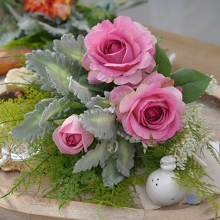 速发小系森清新田园风捧搭花韩式 影楼婚纱摄影拍照结婚新娘手混花