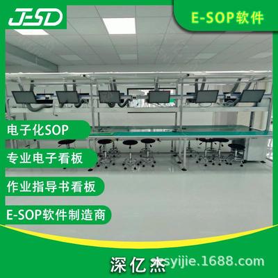ESOP电子作业指导书工厂车间自动化设备数据汇总LED显示屏