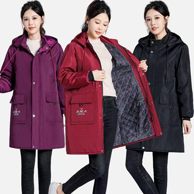 加冬加绒棉加厚保暖防水防油防防尘罩衣工作秋8802-48服定制印字l