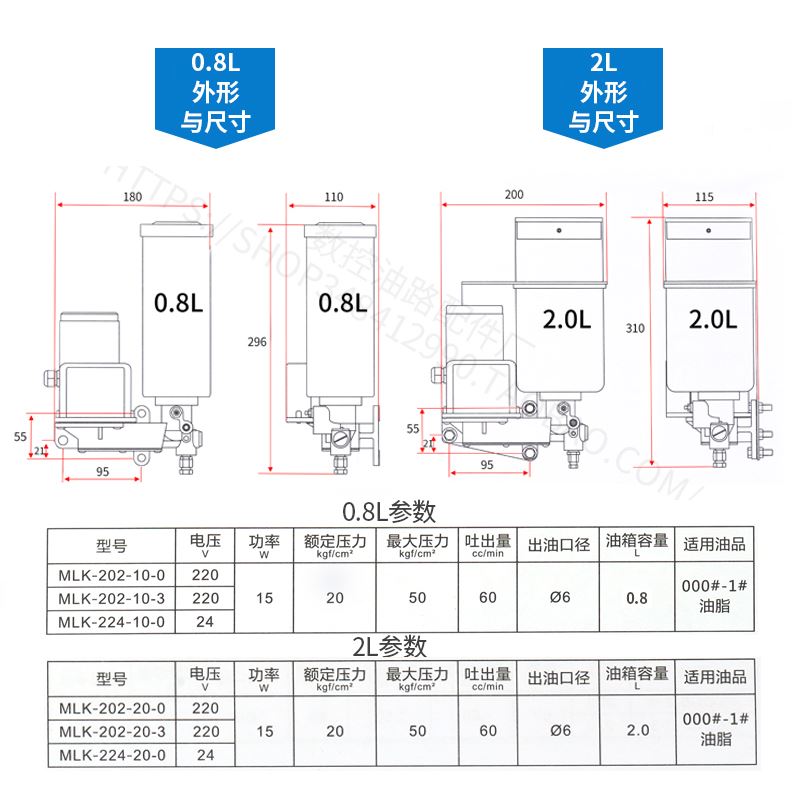 。全自动黄油泵数控油路配件电动浓油泵冲床电动加油泵油脂润滑泵