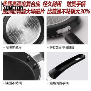 2023 New nonstick induction cooker gas for pizza pan煎锅