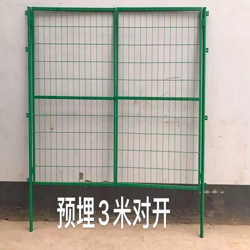 极速铁丝网门仓库车间隔离网门简易门为围栏网门庭院篱笆护栏网门