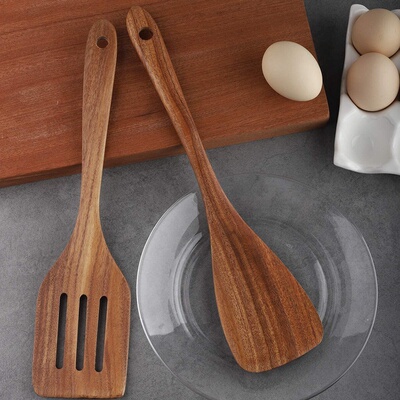 好货Wooden Kitchen Utensils Set Wood Kitchen Utensil Set For