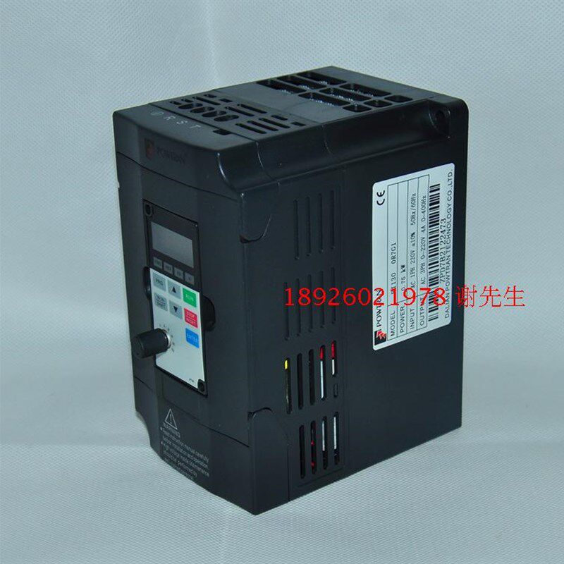 PI130 0R4G1 普传变频调速器0.4KW 400W 单相220V输入三相输出