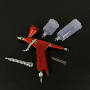 116枪型喷枪笔适用模型上色喷漆彩绘气泵套装家具维修补漆喷笔