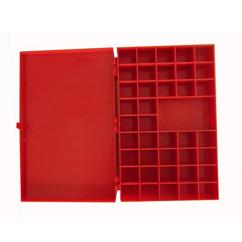 红色铅字盒/塑料铅字盒/无损检测铅字/NDT工业探伤检测专用铅字盒