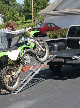 铝坡道RP501摩托坡道防滑铝合金运输装使用工具可移动折叠便捷式