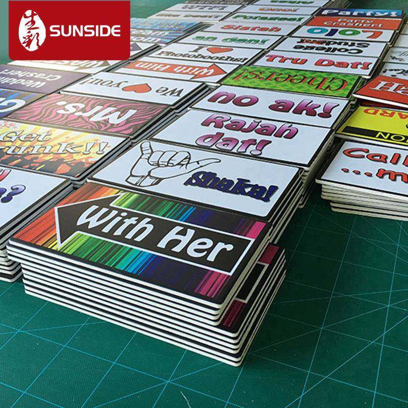 深圳喷绘制作安迪板商场活动促销展示板不起泡雪弗PVC板