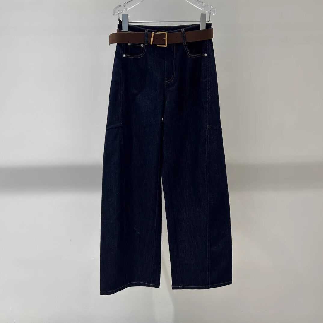 艾诺丝正品国内代购2025秋新款百搭休闲牛仔裤女长裤AR323109-889