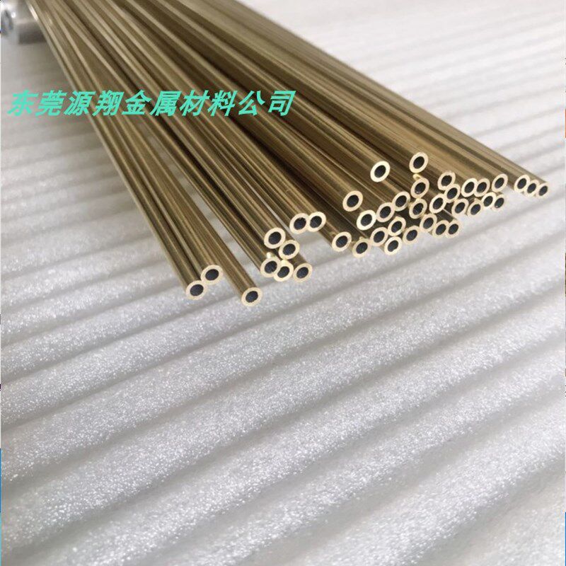 H65空心黄铜管外0.8-1-2-3.5-4-5MM0.6-1.5-毫米毛细薄厚光滑铜管
