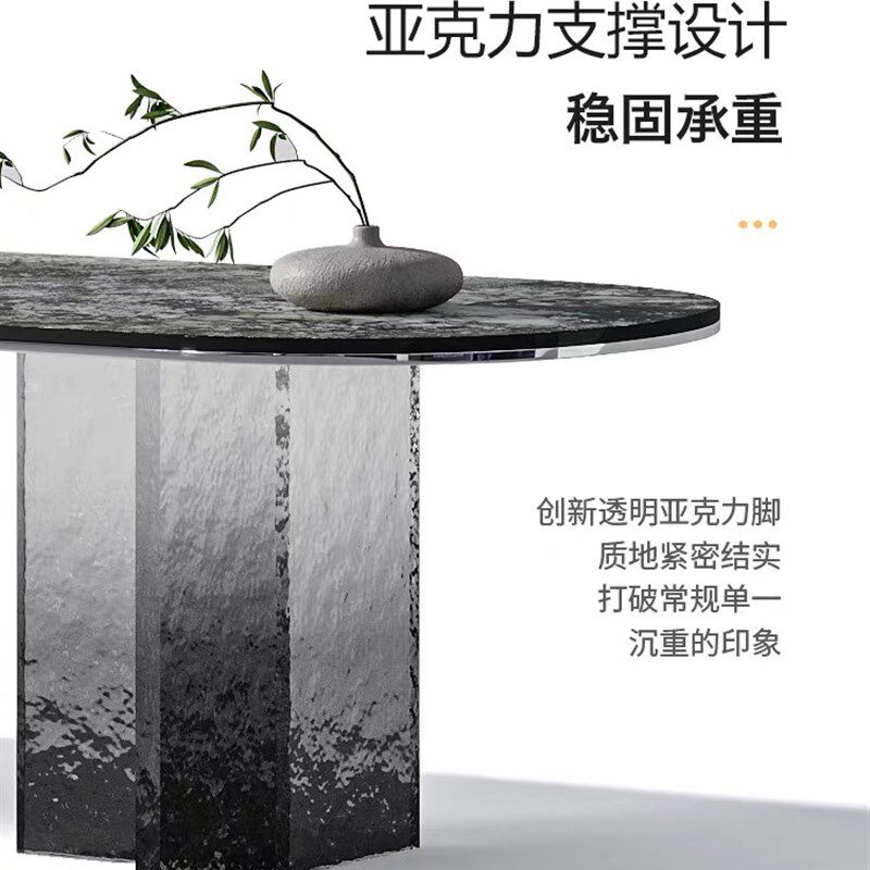 茶台简约现代设计师创意高级感轻奢风多功能一体功夫泡茶桌椅组合
