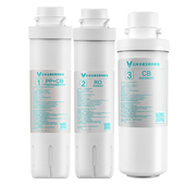 云米1秒即热净水器X1滤芯 1号PAC复合2号100G反渗透3号后置活性炭