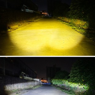 石栏机车射灯GT20MAX犀利眼LED辅路灯强光透镜爆闪黄白色远近