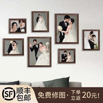 创意照片墙相框挂墙组合饭厅客厅墙面装饰墙上相簿墙相片背景墙