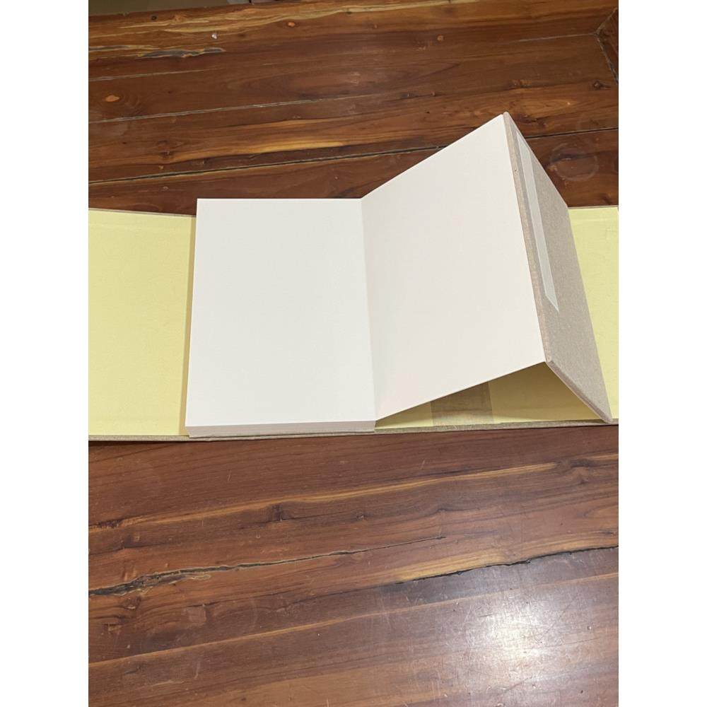 加厚宣纸册页国展空白生宣半生熟折页本定制书法作品国画包邮