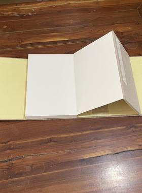 加厚宣纸册页国展空白生宣半生熟折页本定制书法作品国画包邮