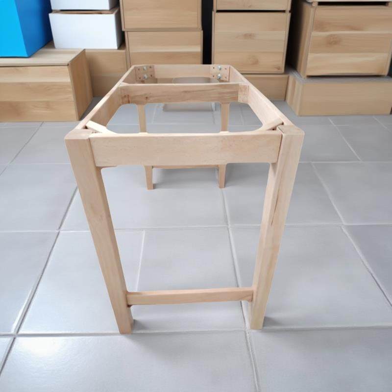 实木学习桌榉木桌脚框架支架加粗方形腿餐桌桌架桌子架子2025新款