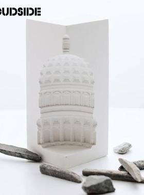 万神殿穹顶罗马建筑雕塑ins无火香薰石膏扩香石家居软装饰品摆件