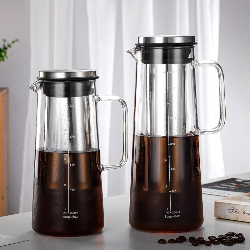 手冲咖啡壶冷萃壶家用冷水壶咖啡过滤杯冷泡茶壶冰滴咖啡壶玻璃壶