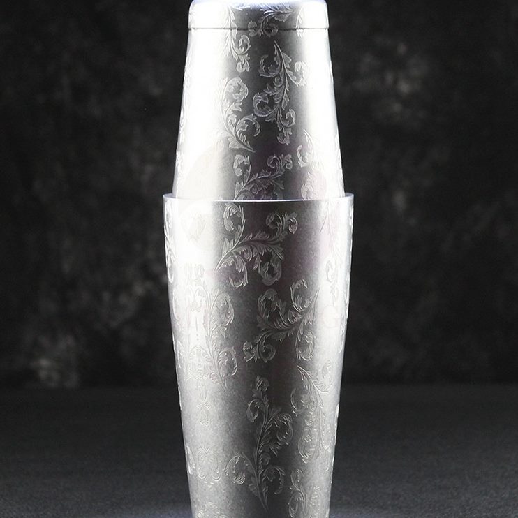 美式酒壶不锈钢波士顿摇调酒器套装厅花刻er雪克杯酒hak鸡尾酒s术