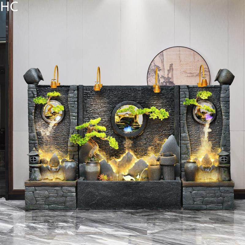 厂家直销喷泉水幕墙屏风客厅办公室庭院流水酒店假山别墅景观摆件,家居饰品,流水摆件,淘宝优惠券,粉丝福利购,淘宝优惠卷