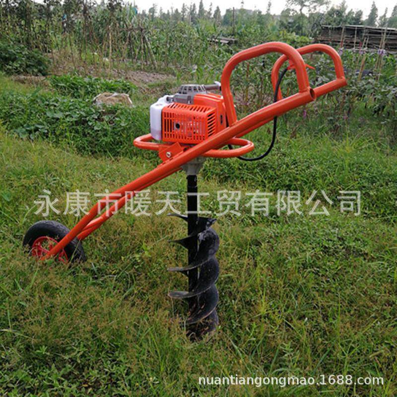 厂家直供单轮手推式地钻机，种植机打洞机,农机/农具/农膜,播种栽苗器/地膜机,淘宝优惠券,粉丝福利购,淘宝优惠卷