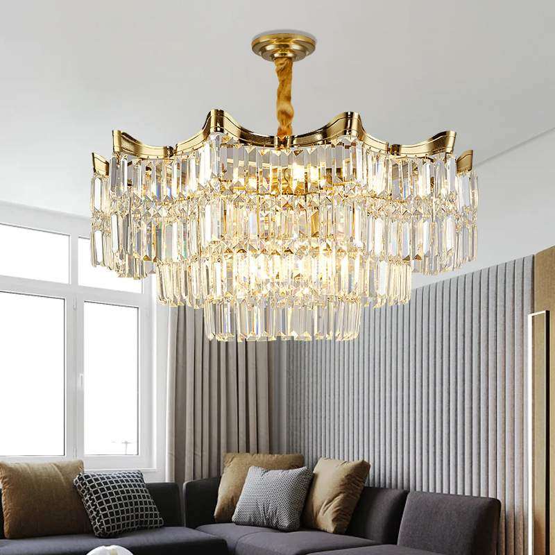 法式水晶吊灯轻奢风中山灯具客厅高级感大厅主灯后现代餐厅卧室灯,3C数码配件,USB灯,淘宝优惠券,粉丝福利购,淘宝优惠卷