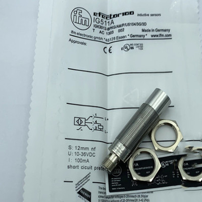 耐碰撞全金属电感式接近开关IG511A IG501A 接近开PNP 常开