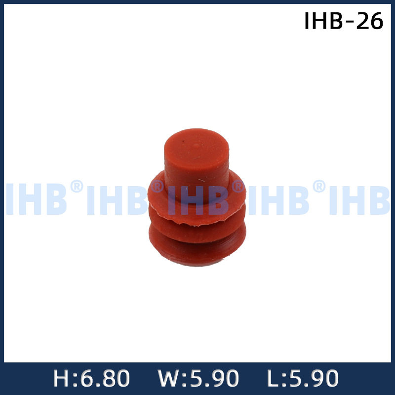 IHB-26汽车防水插头连接器 接插件端子 对插车用公母线