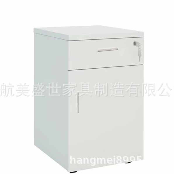 辽宁文件柜木质办公柜落地式文件柜带锁斗柜资料柜储物活动柜矮柜