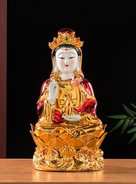 快速发货陶瓷观音菩萨佛像白玉观音菩萨观世音供佛家用.客厅佛像