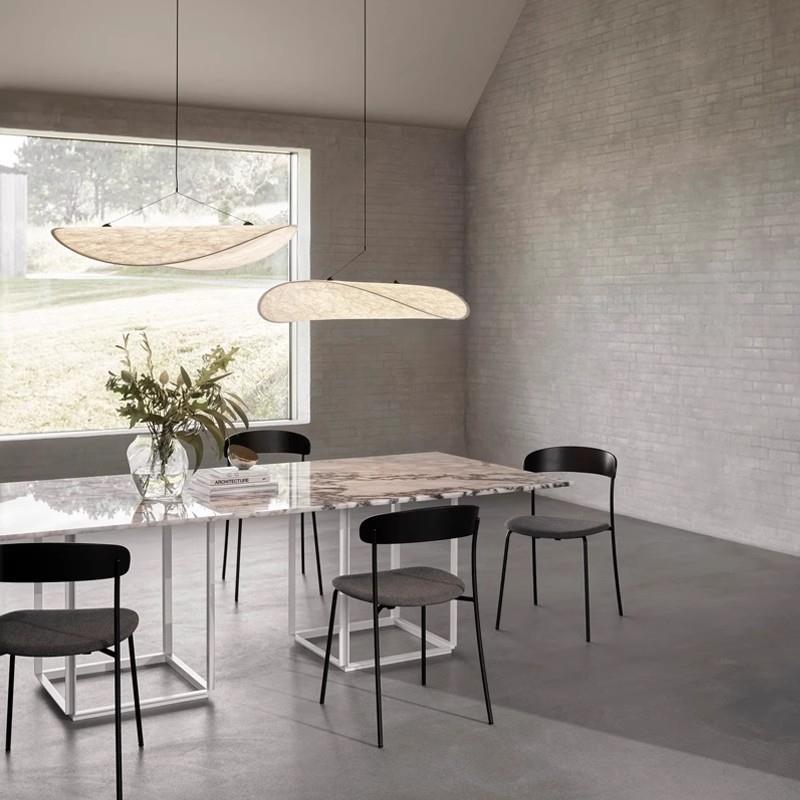 丹麦NewWorks卧室法式餐厅吊灯侘寂风书房客厅设计师款薯片云朵灯