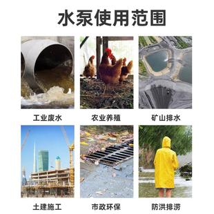 Q高扬 农IWH田灌溉河道抽水全铜污程 潜水排污泵扬程可X打2575米